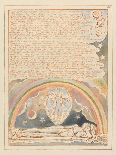 Jerusalem, Plate 14 by William Blake